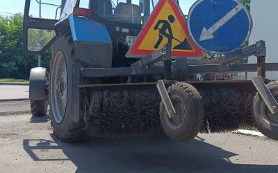 Услуги дорожной щетки на базе МТЗ - Карачаевск, заказать или взять в аренду