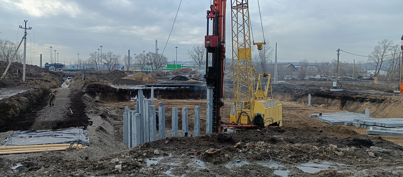 Аренда сваебоя для забивки бетонных свай в Невинномысске